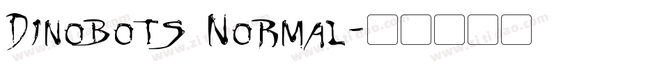 Dinobots Normal字体转换